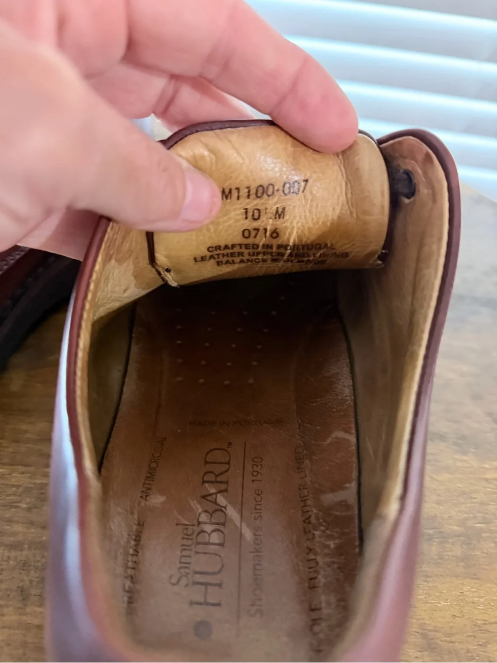 samuel hubbard made option outsole